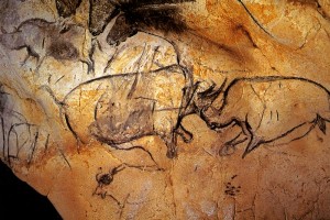 GROTTE CHAUVET COMBAT DE RHINOCEROS