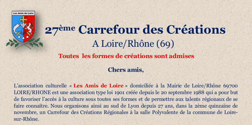 Carrefour des créations 2015